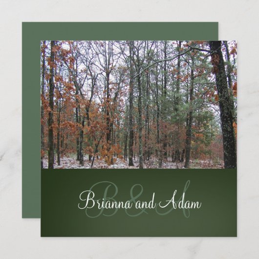 Uitnodiging tot uitzending van gepersonaliseerd ja (Voorkant / Achterkant)