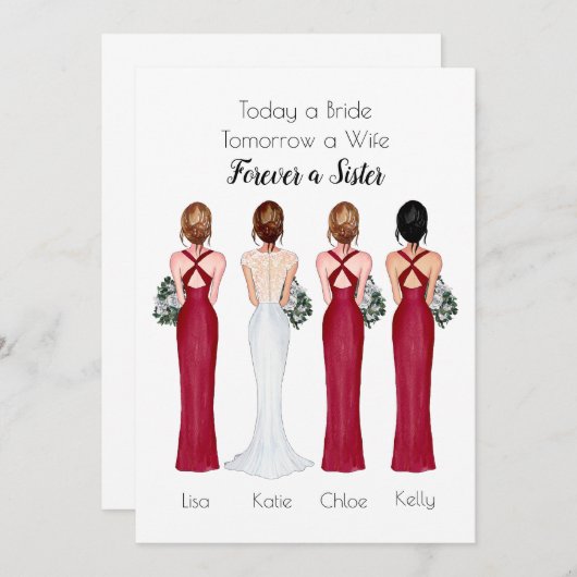 Uitnodiging tot uitzending van gepersonaliseerd po (Voorkant / Achterkant)