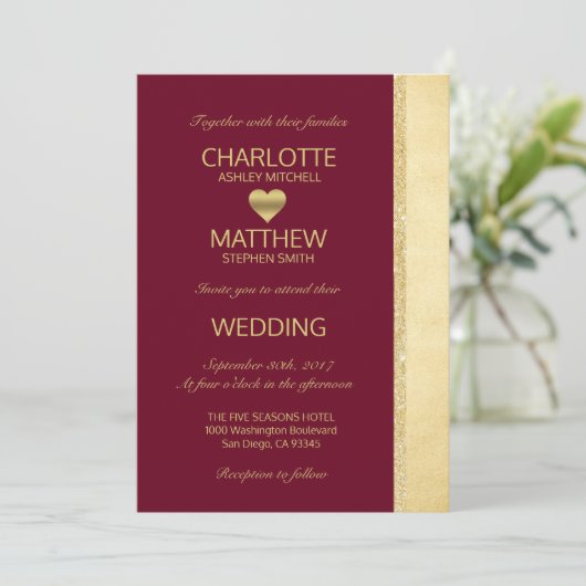 Uitnodiging tot uitzending van gepersonaliseerde B (Staand voorkant)