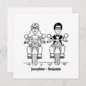 Uitnodiging tot uitzending van gepersonaliseerde f (Voorkant / Achterkant)