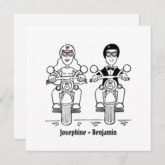 Uitnodiging tot uitzending van gepersonaliseerde f (Voorkant / Achterkant)