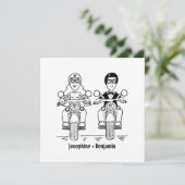 Uitnodiging tot uitzending van gepersonaliseerde f (Staand voorkant)