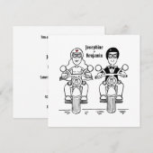 Uitnodiging tot uitzending van gepersonaliseerde f (Voorkant / Achterkant)