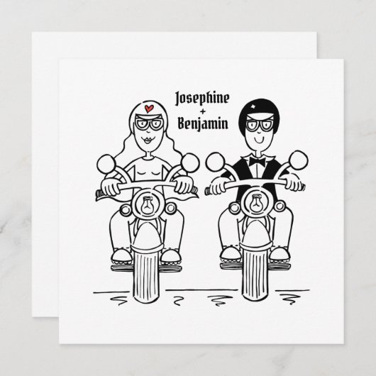 Uitnodiging tot uitzending van gepersonaliseerde f (Voorkant / Achterkant)