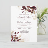 Uitnodiging tot uitzending van gepersonaliseerde w (Staand voorkant)