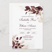 Uitnodiging tot uitzending van gepersonaliseerde w (Voorkant / Achterkant)