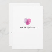 Uitnodiging tot uitzending van gevechtsbruiloft (Voorkant / Achterkant)