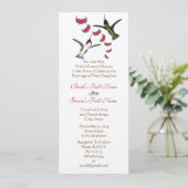 Uitnodiging tot  uitzending van gevechtsvogels (Staand voorkant)