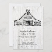 Uitnodiging tot uitzending van gewone houten bruil (Voorkant)