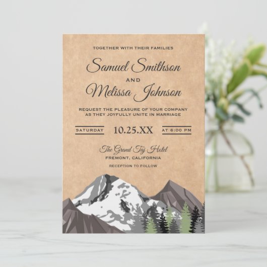 Uitnodiging tot uitzending van het Bodenwoud van h (Staand voorkant)