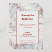 Uitnodiging tot uitzending van het Elegant Pink Ma (Voorkant / Achterkant)