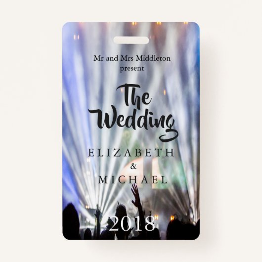 Uitnodiging tot uitzending van het festival voor l badge (Voorkant)