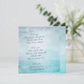 Uitnodiging tot uitzending van het huwelijk (Staand voorkant)