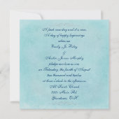 Uitnodiging tot uitzending van het huwelijk (Achterkant)