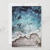 Uitnodiging tot uitzending van het huwelijk in de (Achterkant)