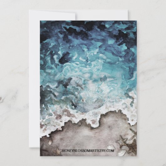 Uitnodiging tot uitzending van het huwelijk in de (Achterkant)