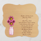 Uitnodiging tot uitzending van het huwelijk in Roz (Voorkant / Achterkant)