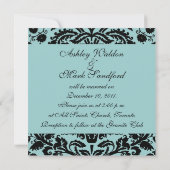 Uitnodiging tot uitzending van het huwelijk met El (Achterkant)