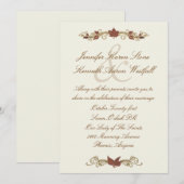 Uitnodiging tot uitzending van het huwelijk van El (Voorkant / Achterkant)