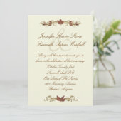 Uitnodiging tot uitzending van het huwelijk van El (Staand voorkant)