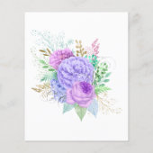 Uitnodiging tot uitzending van het lentehuwelijk flyer (Achterkant)