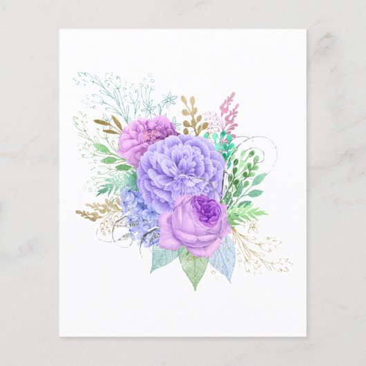 Uitnodiging tot uitzending van het lentehuwelijk flyer (Achterkant)