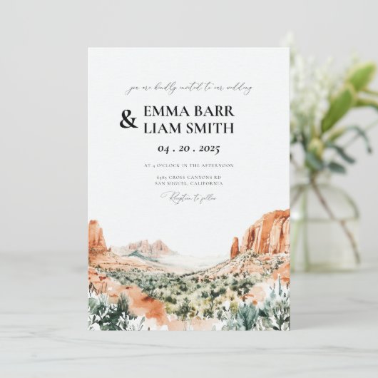 Uitnodiging tot uitzending van het nationaal park  (Staand voorkant)