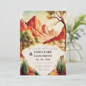 Uitnodiging tot uitzending van het nationaal park  (Staand voorkant)