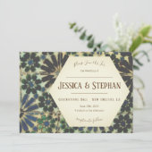 Uitnodiging tot uitzending van het oude blauwe til (Staand voorkant)