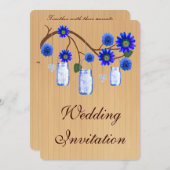 Uitnodiging tot uitzending van het Rustic Blue Mas (Voorkant / Achterkant)