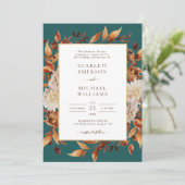 Uitnodiging tot uitzending van het Rustic Fall Lea (Staand voorkant)