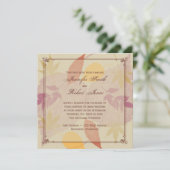 Uitnodiging tot uitzending van het Rustic Fall Lea (Staand voorkant)