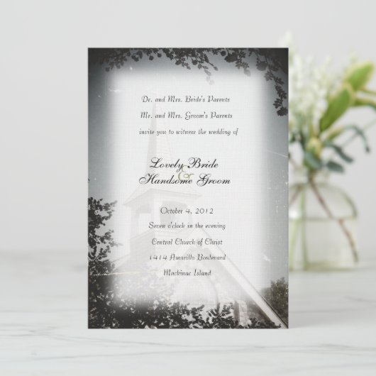 Uitnodiging tot uitzending van historische Stone C (Staand voorkant)