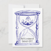 Uitnodiging tot uitzending van huuraglas met lege  (Voorkant)