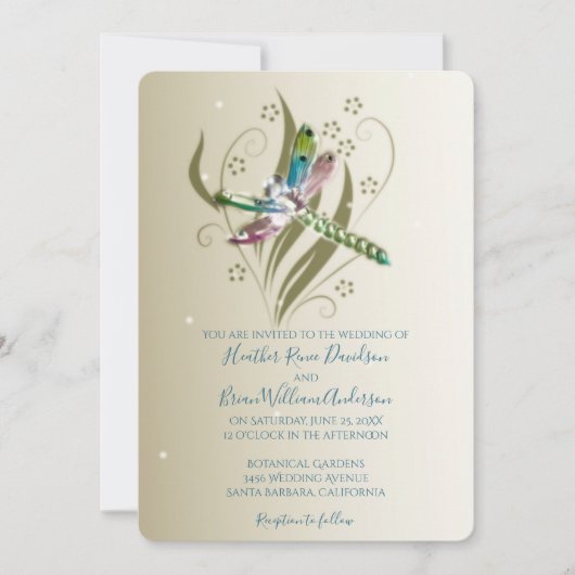 Uitnodiging tot uitzending van jowelde Dragonfly W (Voorkant)