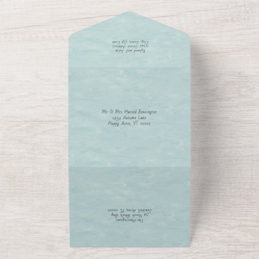 Uitnodiging tot uitzending van Jubileum voor weers (Buitenkant)