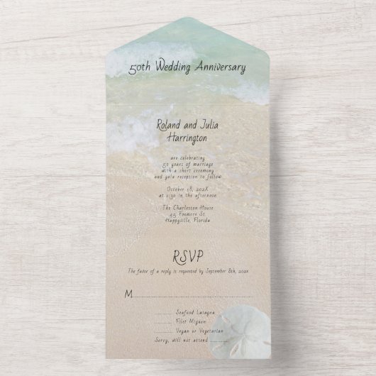 Uitnodiging tot uitzending van Jubileum voor weers (Binnen)