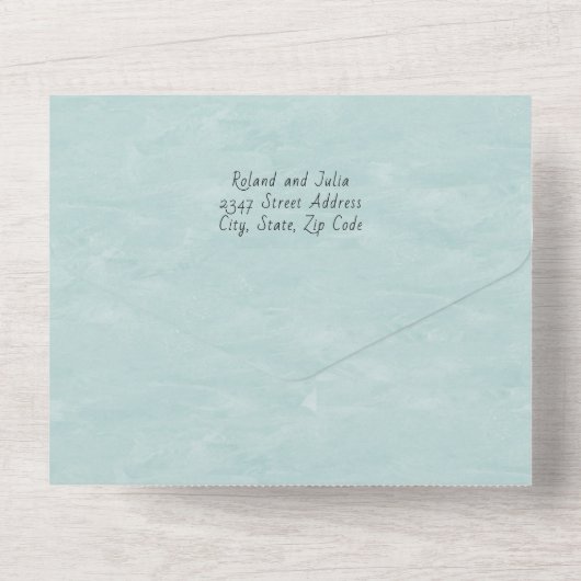 Uitnodiging tot uitzending van Jubileum voor weers (Achterkant)