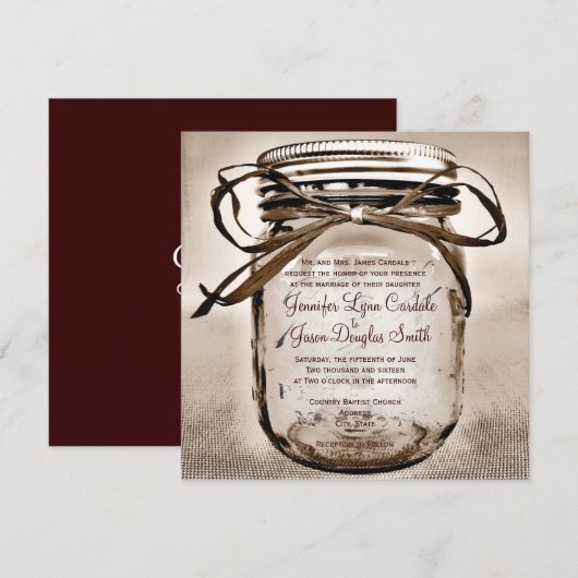 Uitnodiging tot uitzending van landelijke Mason Ja (Voorkant / Achterkant)