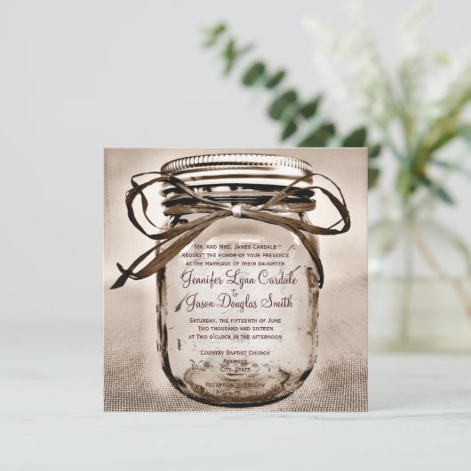 Uitnodiging tot uitzending van landelijke Mason Ja (Staand voorkant)