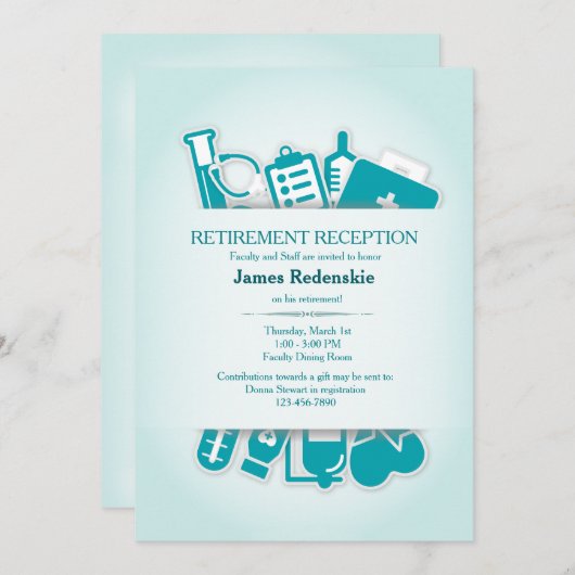 Uitnodiging tot uitzending van medische benodigdhe (Voorkant / Achterkant)