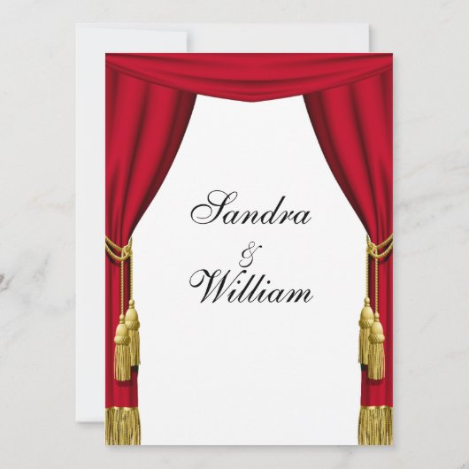 Uitnodiging tot uitzending van Movie Theme Wedding (Achterkant)