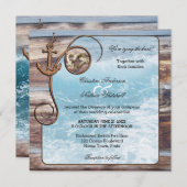 Uitnodiging tot uitzending van notionele bruiloft  (Voorkant / Achterkant)