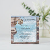 Uitnodiging tot uitzending van notionele bruiloft  (Staand voorkant)