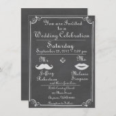 Uitnodiging tot uitzending van oude gevashioned Ch (Voorkant / Achterkant)