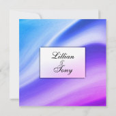 Uitnodiging tot uitzending van Paars over legant M (Achterkant)