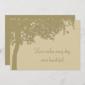 Uitnodiging tot uitzending van persoonlijke avonde (Voorkant / Achterkant)