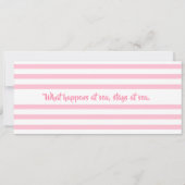 Uitnodiging tot uitzending van persoonlijke Birthd (Achterkant)