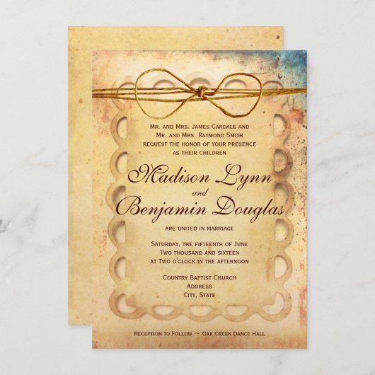 Uitnodiging tot uitzending van  ridder (Voorkant / Achterkant)