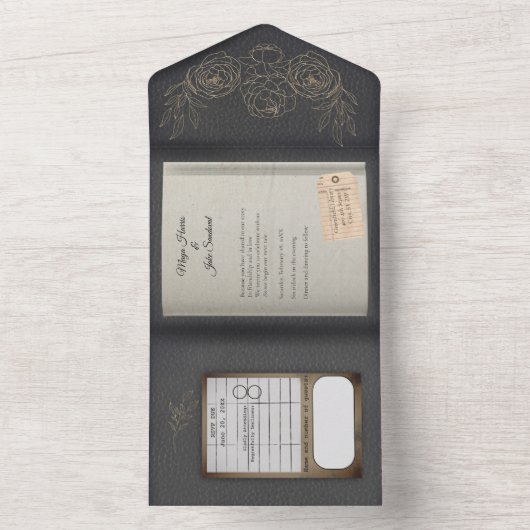 Uitnodiging tot uitzending van Rozen Library Book (Binnen)